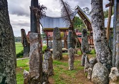 ceremony site with megaliths