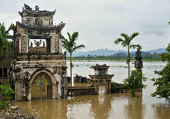 Old water puppet theatre in Ninh Binh