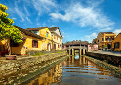 The Japanese covered bridge in Hoi An