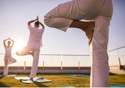 Sunrise yoga
