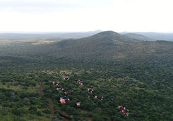 Thanda Safari lodge aerial