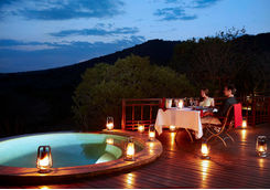 Thanda private deck dining