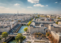 Panoramic view of Paris