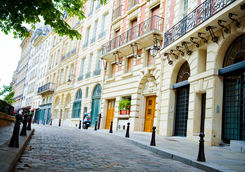 Place Dauphine on Ile de la Cite in Paris