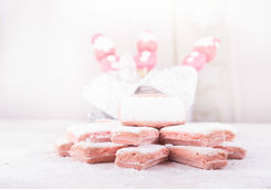 Pink biscuits of Reims