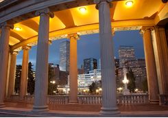 Nighttime in downtown
