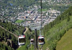 View of Aspen and hiking trails