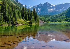 Maroon lake