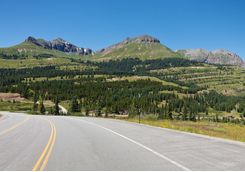 Mountain view from highway