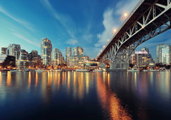 Vancouver at night