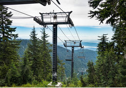 Chairlift in Grouse Mountain
