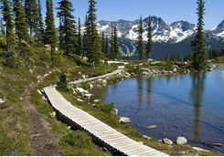 Harmony lake in Whistler