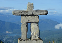 Inukshuk statue in Whistler