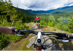 Cycling around Whistler