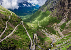 The twisty road of Trollstigen