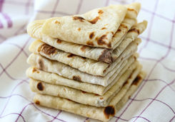 Norwegian Lefse, a mashed potato flatbread