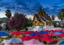 Night Market Vientiane
