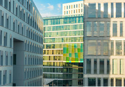 Modern skycrapers in Oslo
