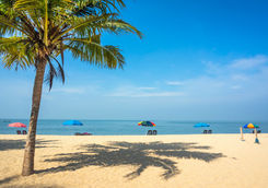 Kerala Beach with Sea View