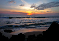 Sunset at Kerala Beach