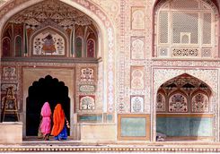 Women at Amber Fort