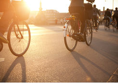 Biking in Copenhagen