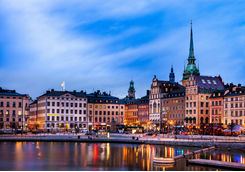 Stockholm in the evening