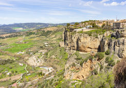 Cliffs of the city of Ronda