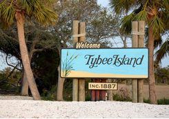 Tybee Island sign