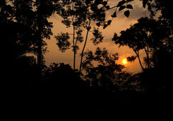 Sunset in Rwanda