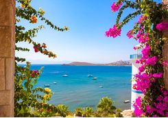 Bodrum coast view