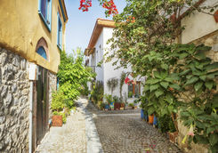 Colourful streets in Izmir