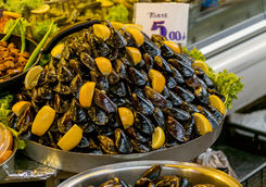 Street food in turkish markets