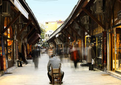 Historic bazaar at Arasta