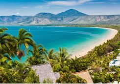 Port Douglas beach and ocean