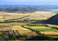 Aerial view of Hunter Valley