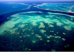 Great Barrier Reef aerial