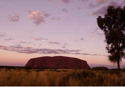 Uluru at sunset