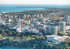 Aerial view of Darwin