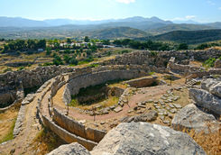 Top view of Mycenae