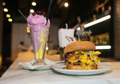 Burger and Milkshake