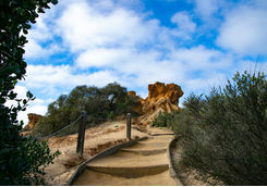 Stairway to Red Butte in the Torrey Pines State Reserve