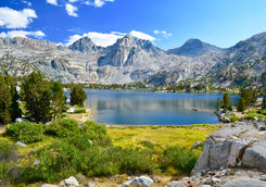 Marble mountains in Yosemite National Park