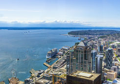 Aerial view of Seattle