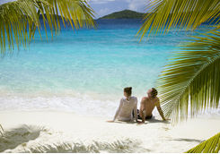 Relaxing on Beach