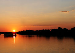 Sunset cruise on the Zambezi