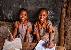 Girls at Kenya school