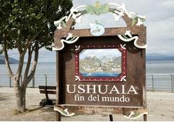 Ushuaia sign