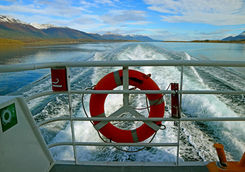 Cruise ship at Beagle channel