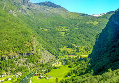 Flam valley Norway